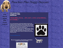 Tablet Screenshot of poochiesplus.com